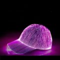 Luminight Rechargeable Fiber Optic Glow Baseball Cap