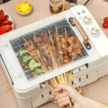 Smokeless Automatic Rotating Electric Oven Grill