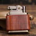 Wooden Vintage Spark Kerosene Lighter