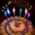 12Pcs Colorful Flame Birthday Candles