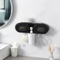 Wall-Mounted Waterproof Bathroom Storage Rack