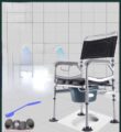 Elderly Helper Solid Toilet Chair