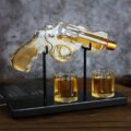 Unique Revolver Liquor Decanter Set