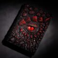 Vintage 3D Dragon Notebook